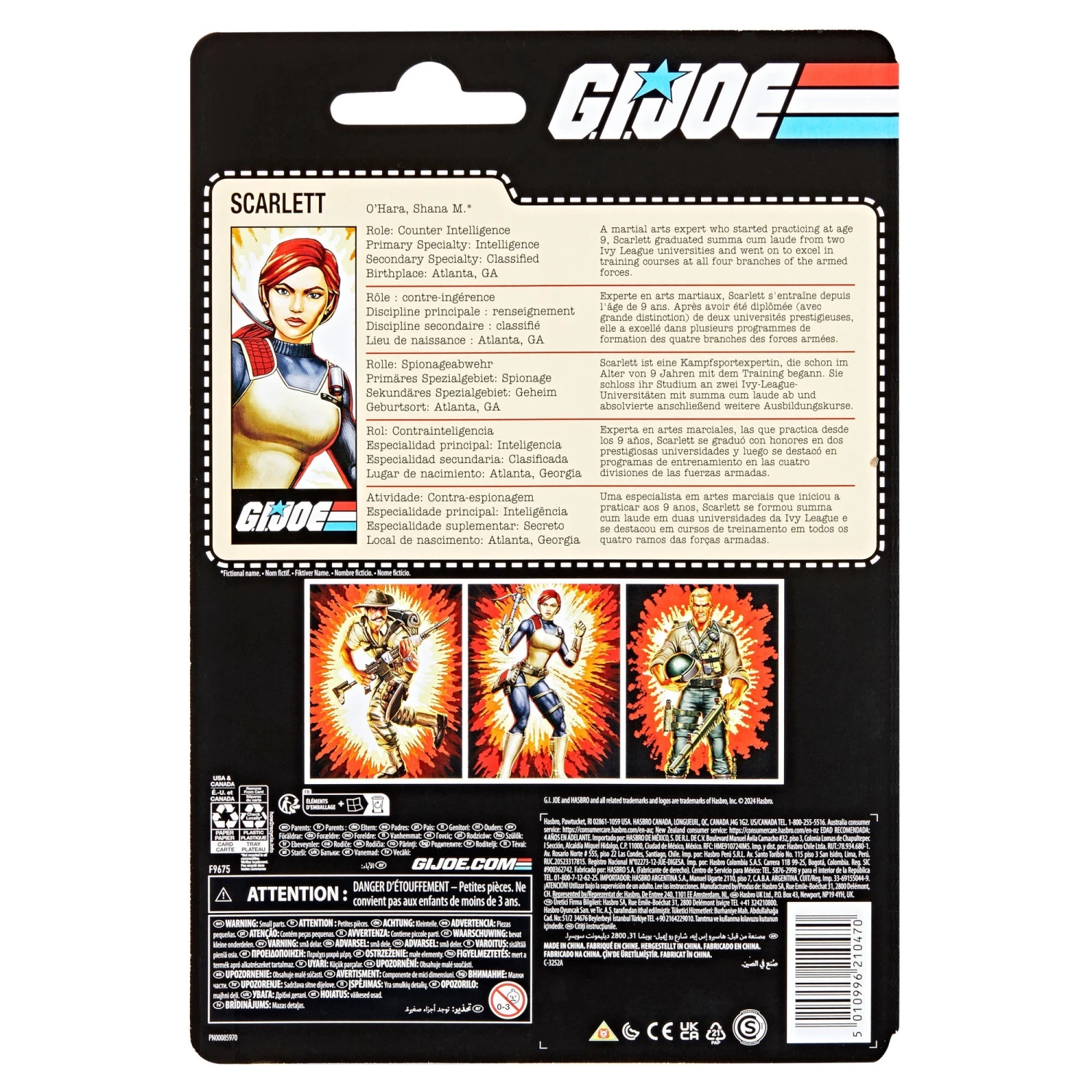 G.I. Joe Classified Series Retro Cardback, Scarlett - Presale 7 G.I. Joe Classified Series Retro Cardback, Scarlett - Presale - Image 5
