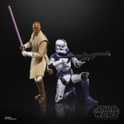 Star Wars The Black Series Mace Windu & Clone Trooper - Presale