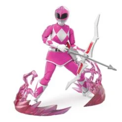 Power Rangers Lightning Collection Remastered Mighty Morphin Pink Ranger - Presale -Hasbro Pulse PinkRangerRender